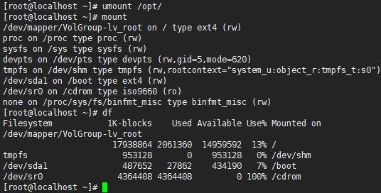 LINUX的分区挂载以及如何设置开机自动挂载分区